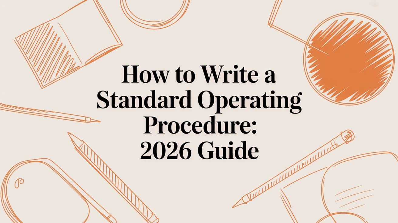 How to Write a Standard Operating Procedure: 2026 Guide