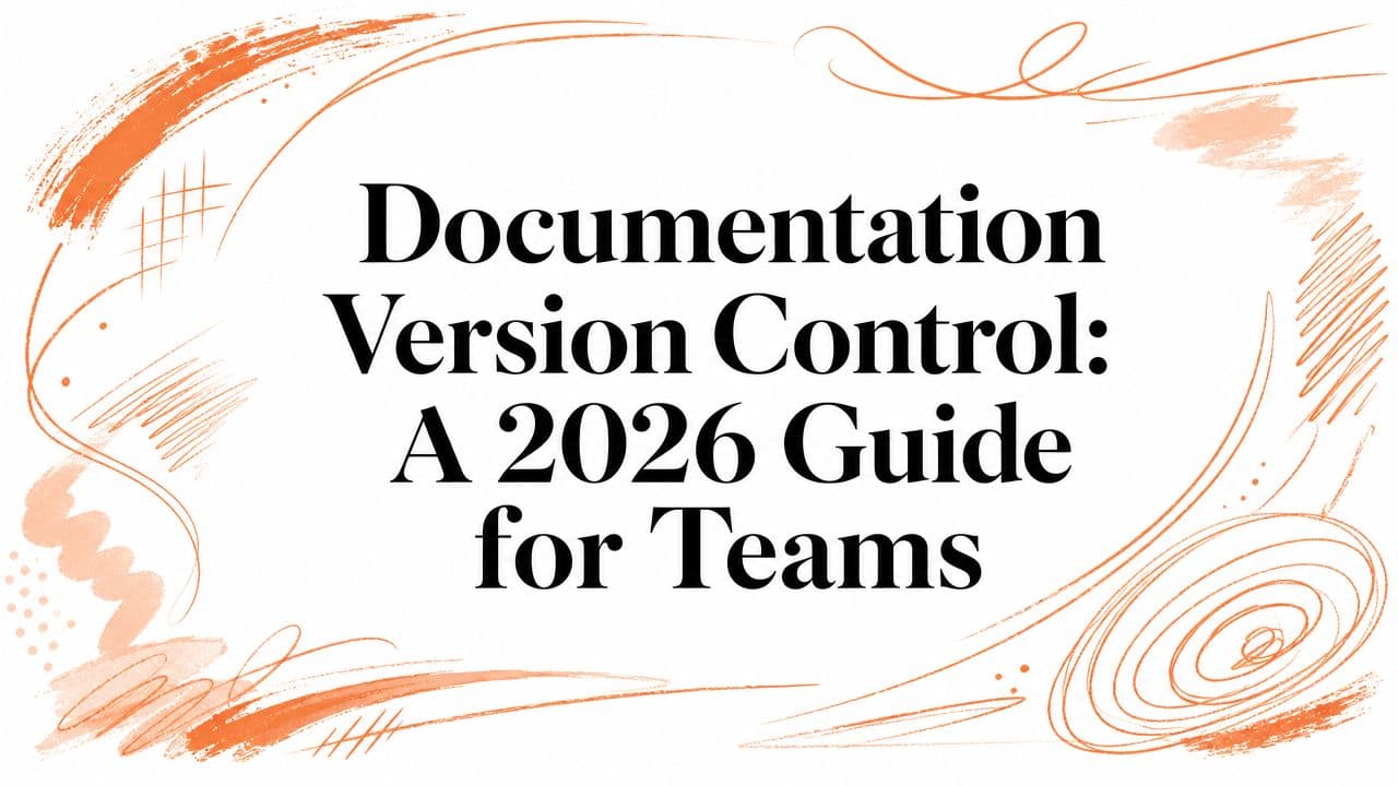 Documentation Version Control: A 2026 Guide for Teams