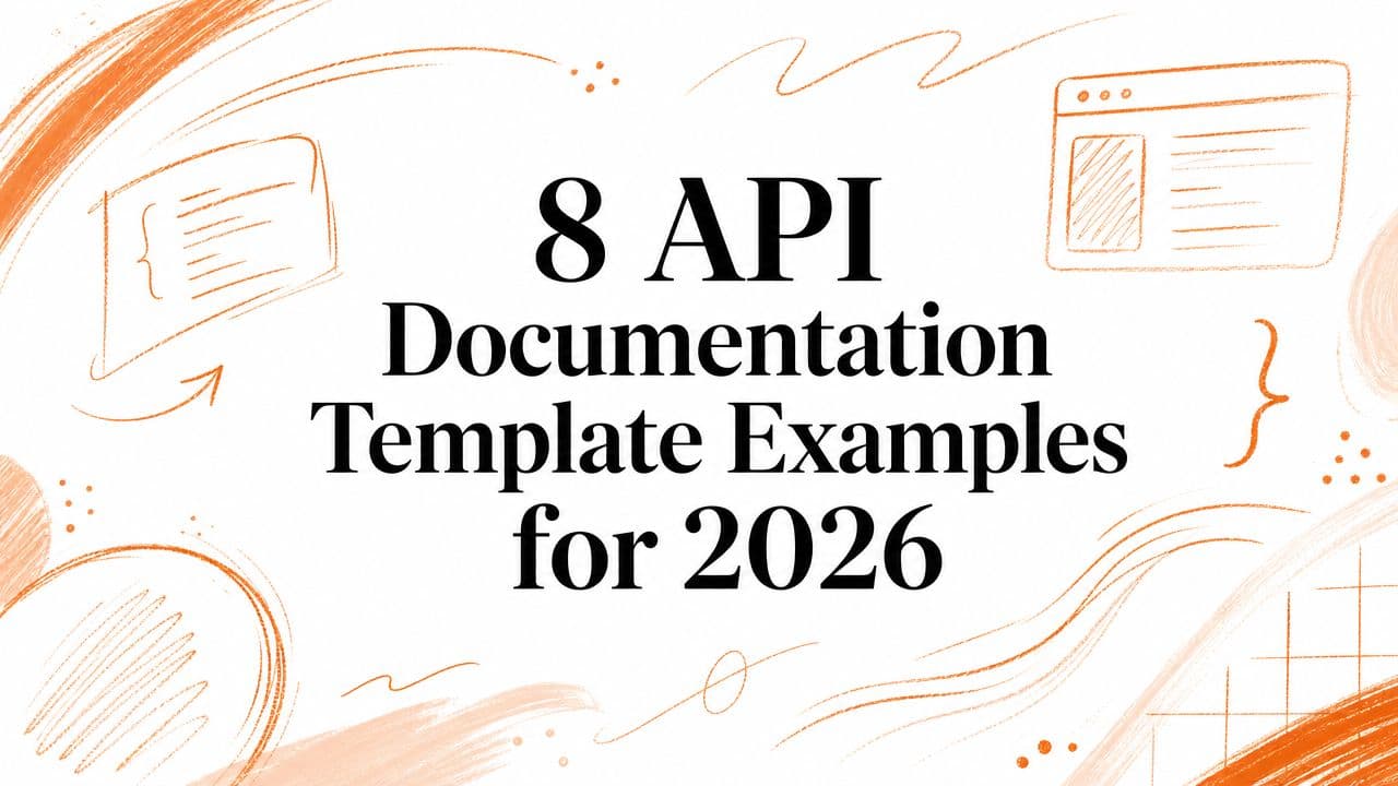 8 API Documentation Template Examples for 2026