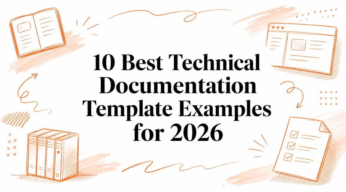 10 Best Technical Documentation Template Examples for 2026