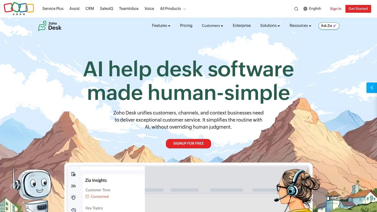 Zoho Desk (Knowledge Base / Help Center)