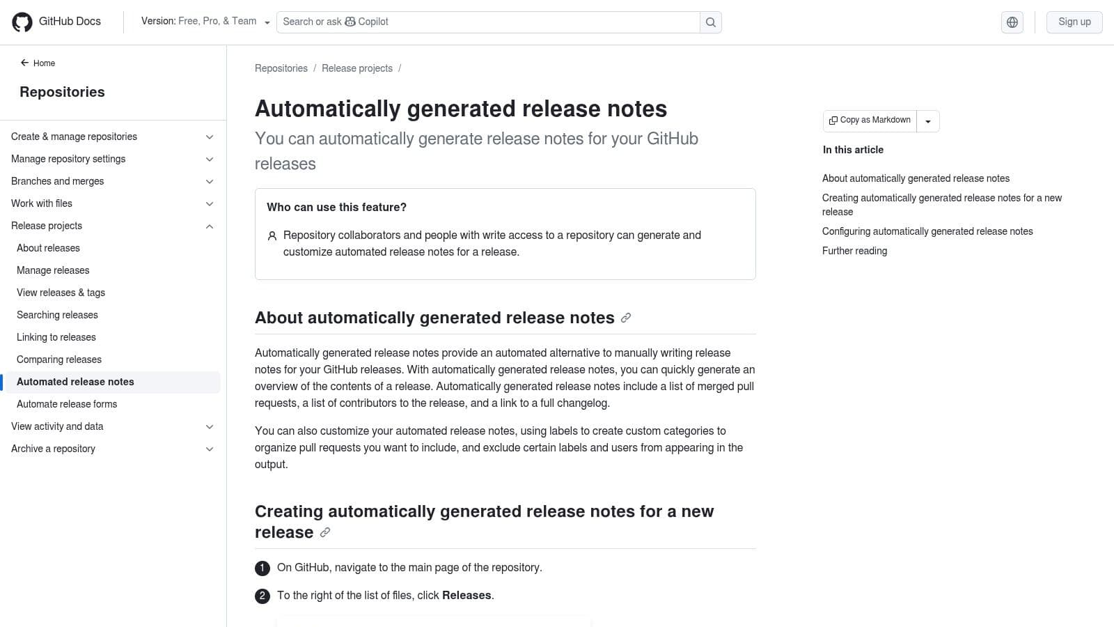 GitHub (Automatically generated release notes)