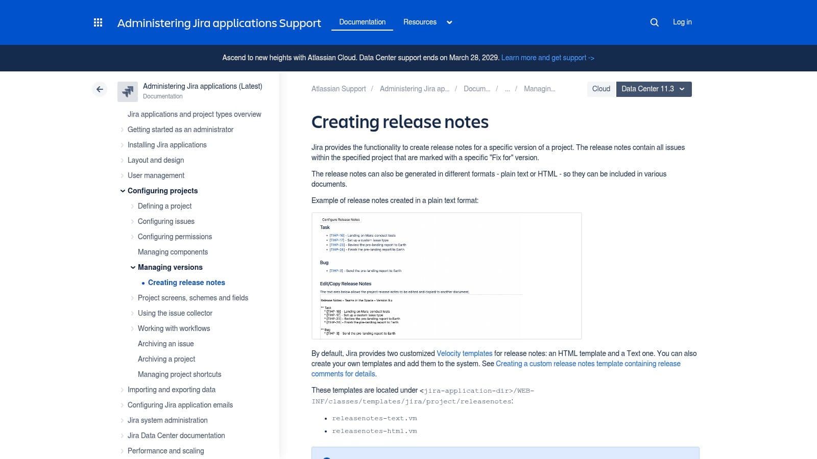 Atlassian (Jira + Confluence) release notes templates and builder